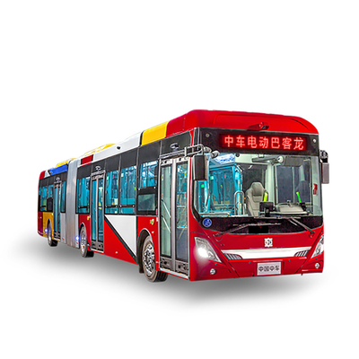 शहरी परिवहन BRT इलेक्ट्रिक सिटी बसें 18m 62 सीटें 212KM माइलेज लेफ्ट स्टीयरिंग