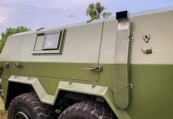 चीन बुलेटप्रूफ कस्टम ऑफ रोड मिलिट्री व्हीकल 6x6 300hp युद्धक्षेत्र उपकरण की रक्षा करता है