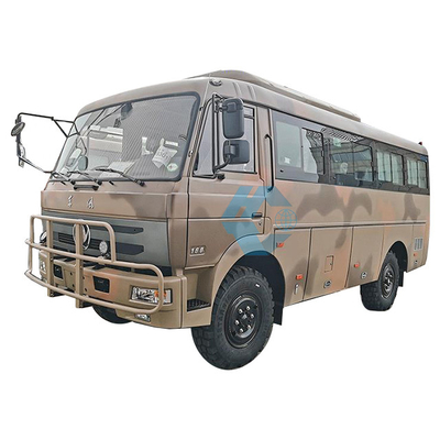 डोंगफेंग ऑफ रोड वाहन 4x4 6x6 ऑफ रोड बस 6.7m बॉडी मैनुअल ट्रांसमिशन