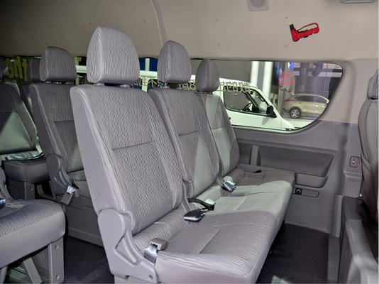 10-18 सीटें इलेक्ट्रिक सिटी बसें HIACE इलेक्ट्रिक कोच मिनी बस LHD RHD 0 उत्सर्जन