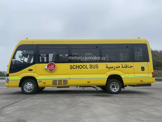 अनुकूलन 7m Iveco डीजल इंजन 22 सीटों का कोस्टर स्कूल बस मैनुअल ट्रांसमिशन