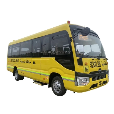 अनुकूलन 7m Iveco डीजल इंजन 22 सीटों का कोस्टर स्कूल बस मैनुअल ट्रांसमिशन