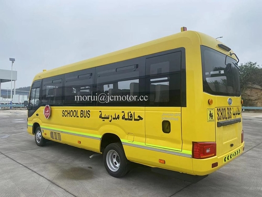 अनुकूलन 7m Iveco डीजल इंजन 22 सीटों का कोस्टर स्कूल बस मैनुअल ट्रांसमिशन