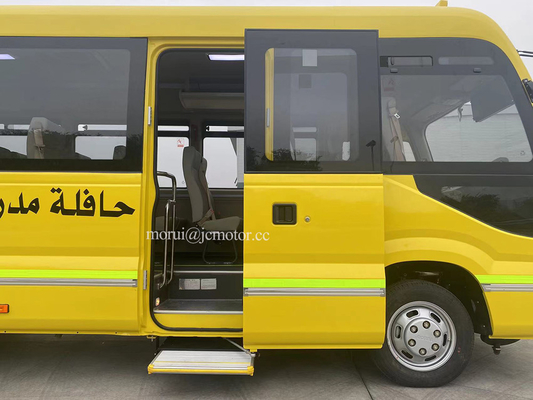 अनुकूलन 7m Iveco डीजल इंजन 22 सीटों का कोस्टर स्कूल बस मैनुअल ट्रांसमिशन