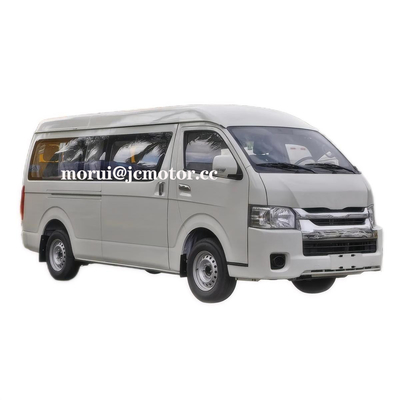 अनुकूलित 4.9 मीटर HIACE मॉडल 15 सीट टैक्सी मिनीबस शहरी यात्री परिवहन पेट्रोल इंजन कोच