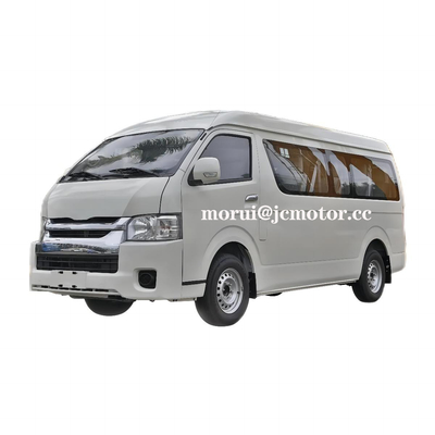 अनुकूलित 4.9 मीटर HIACE मॉडल 15 सीट टैक्सी मिनीबस शहरी यात्री परिवहन पेट्रोल इंजन कोच