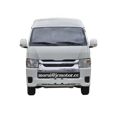 अनुकूलित 4.9 मीटर HIACE मॉडल 15 सीट टैक्सी मिनीबस शहरी यात्री परिवहन पेट्रोल इंजन कोच