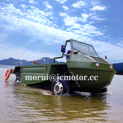 कस्टम ऑफ-रोड उभयचर वाहन 4WD 1000kg/10-व्यक्ति क्षमता हाइब्रिड और भूमि और पानी के लिए ईंधन संस्करण