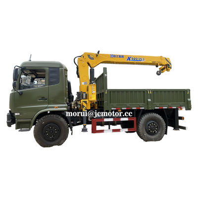 टोरसेन अंतर ताले 4x4 ट्रक-माउंटेड क्रेन पूर्णकालिक 4WD ऑफ रोड वाहन 9 टन पेलोड क्षमता
