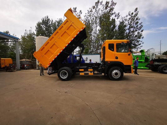 डोंगफेंग हेवी डंप ट्रक 4x2 छोटा टिपर ट्रक GVW 17.5 टन 136HP