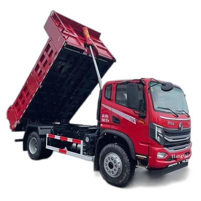 GVW 165HP डीजल इंजन ट्रक टिपर 4x2 18 टन डंप ट्रक व्हीलबेस 3550mm