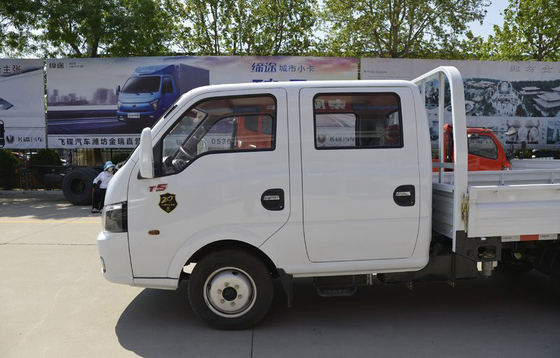 4.5T लाइट कार्गो ट्रक 4x2 डीजल इंजन छोटा लॉरी ट्रक डबल रो 5 सीटें