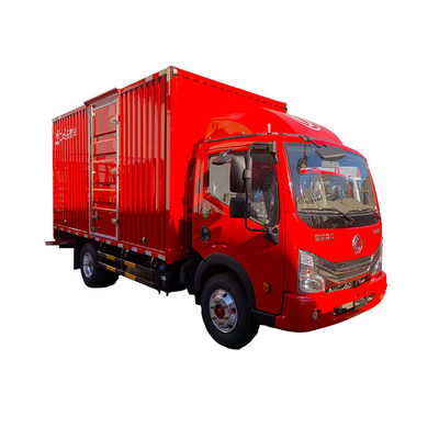डीजल बॉक्स वैन कार्गो ट्रक GVW 5.5 - 7.5T कैब चौड़ाई 2030mm YUCHAI इंजन