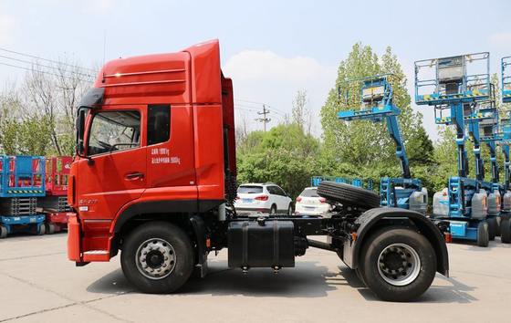 पोर्ट परिवहन के लिए 35 टन डोंगफेंग ट्रैक्टर ट्रक 4x2 350HP टो ट्रक कार