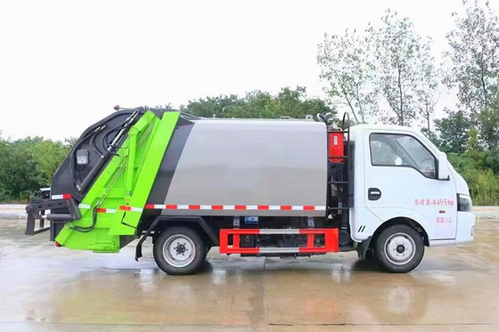 कचरा परिवहन नगर स्वच्छता ट्रक डोंगफेंग 70kw 95hp यूरो 6 उत्सर्जन: