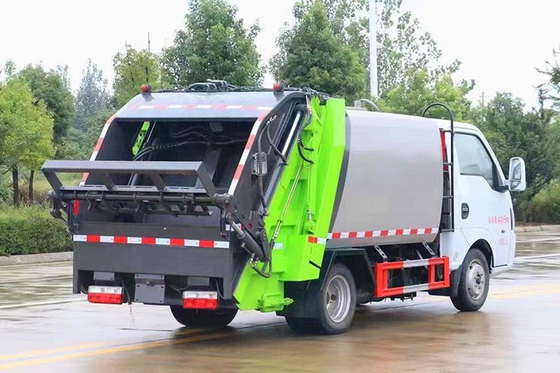 कचरा परिवहन नगर स्वच्छता ट्रक डोंगफेंग 70kw 95hp यूरो 6 उत्सर्जन: