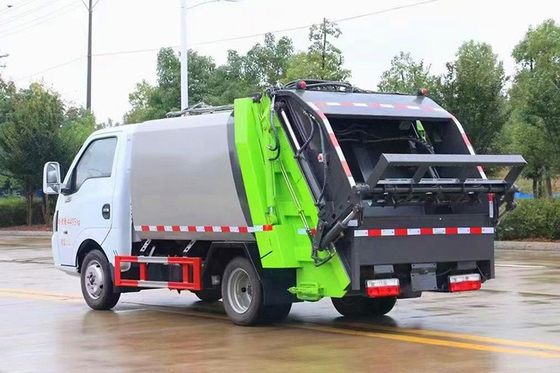 कचरा परिवहन नगर स्वच्छता ट्रक डोंगफेंग 70kw 95hp यूरो 6 उत्सर्जन: