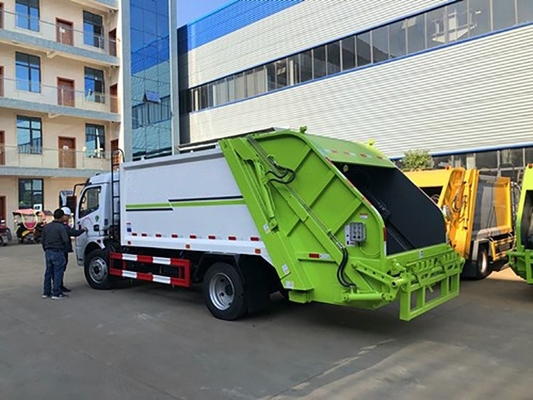 डोंगफेंग सिंगल कैब म्युनिसिपल सेनिटेशन ट्रक 165hp लेफ्ट हैंड 4x2 ड्राइव