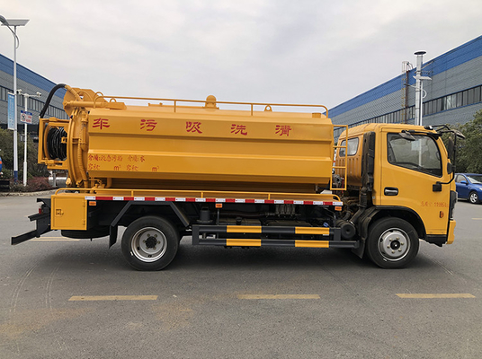 सीवेज सक्शन नगर स्वच्छता ट्रक 165hp 10 सीबीएम टैंक यूरो 6 उत्सर्जन