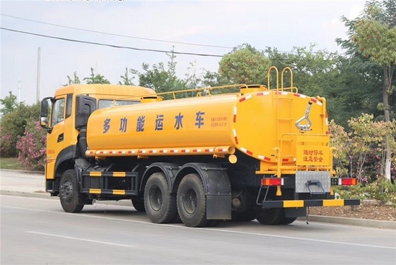 भारी 6x4 290HP नगर स्वच्छता ट्रक मैनुअल 9MT 20cbm स्प्रिंकलर वाहन