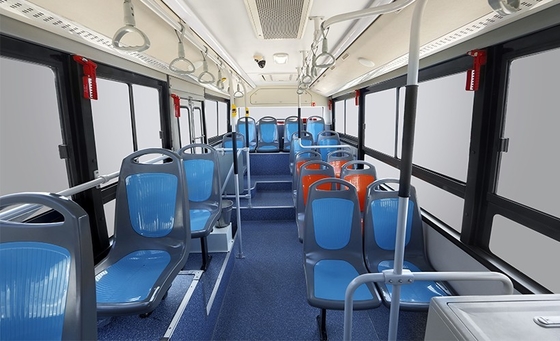 EV सिटी पैसेंजर बस इलेक्ट्रिक पावर्ड 6.5m 11 - 17 सीट्स माइलेज 160 - 315KM