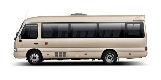 LHD डीजल इंजन कोस्टर बसें 7m 142 HP कर्ब वेट 4300kg