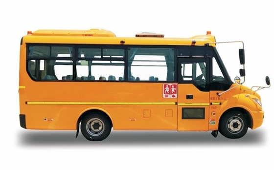 6.5m 80km/h स्कूल येलो शटल बस 24 - 32 सीटें 115hp डीजल पावर