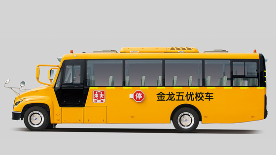 डीजल इंजन स्कूल छात्र शटल बस 9.6m 24 - 51 सीटें 165hp
